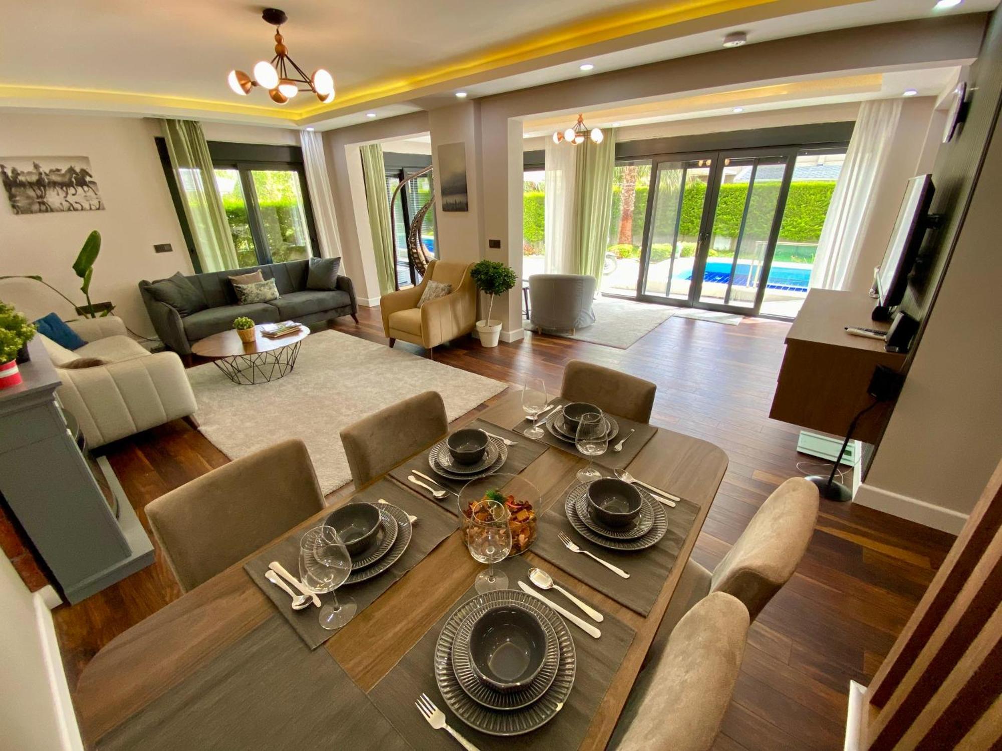 Villa Annabell1 With Swimming Pool And Jacuzzi, 3 Floors Belek Exteriér fotografie