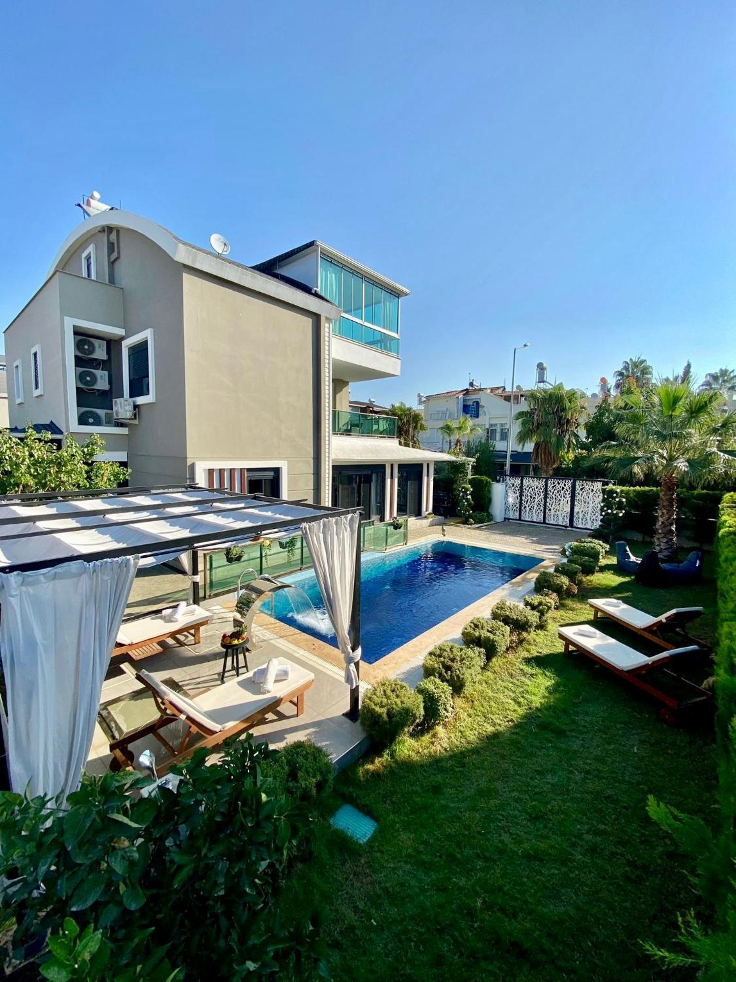 Villa Annabell1 With Swimming Pool And Jacuzzi, 3 Floors Belek Exteriér fotografie